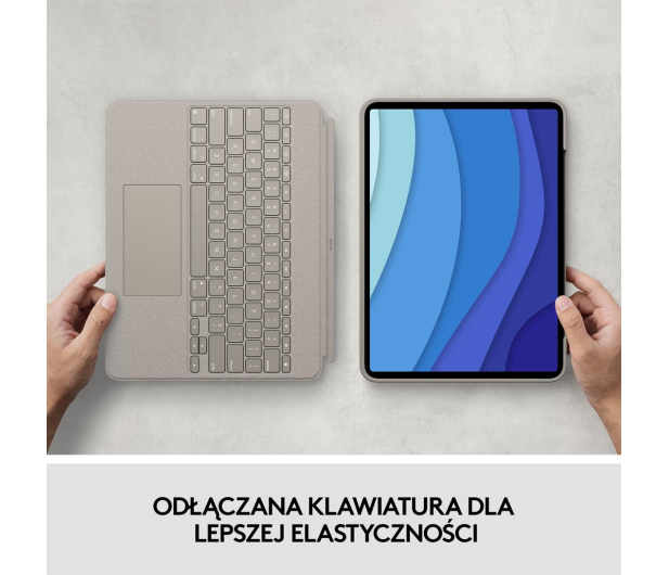 Logitech Combo Touch iPad Pro 12.9" (5. gen) piaskowy - 678736 - zdjęcie 12